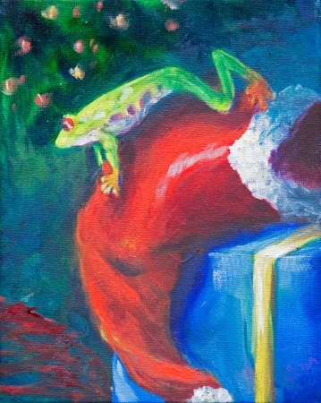 Sapphire Veins by artist Nancy Paton